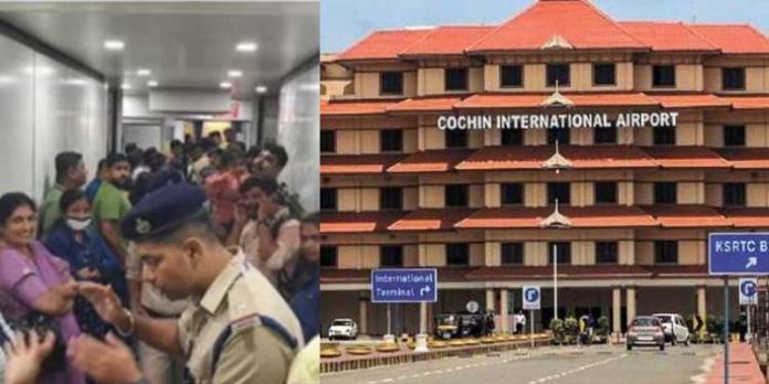 നെടുമ്പാശേരിയില് സൗദി എയര്ലൈന്സ് ഇറക്കിവിട്ട യാത്രക്കാര്ക്ക് ടിക്കറ്റ് നല്കും ; ഇന്നും നാളെയുമായി രണ്ട് വിമാനങ്ങളില് യാത്രക്കാരെ കൊണ്ടുപോകും നെടുമ്പാശേരിയില് സൗദി എയര്ലൈന്സ് ഇറക്കിവിട്ട യാത്രക്കാര്ക്ക് ടിക്കറ്റ് നല്കും ; ഇന്നും നാളെയുമായി രണ്ട് വിമാനങ്ങളില് യാത്രക്കാരെ കൊണ്ടുപോകും