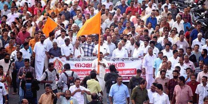 നാമജപഘോഷയാത്ര : എന്എസ്എസിനെതിരായ കേസ് പിൻവലിക്കാമെന്ന് നിയമോപദേശം നാമജപഘോഷയാത്ര : എന്എസ്എസിനെതിരായ കേസ് പിൻവലിക്കാമെന്ന് നിയമോപദേശം