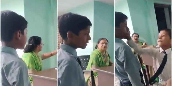സഹപാഠികളെക്കൊണ്ട് വിദ്യാർത്ഥിയുടെ മുഖത്തടിപ്പിച്ച സംഭവം ; അധ്യാപികക്കെതിരെ കടുത്ത വകുപ്പുകൾ ചുമത്തി സഹപാഠികളെക്കൊണ്ട് വിദ്യാർത്ഥിയുടെ മുഖത്തടിപ്പിച്ച സംഭവം ; അധ്യാപികക്കെതിരെ കടുത്ത വകുപ്പുകൾ ചുമത്തി