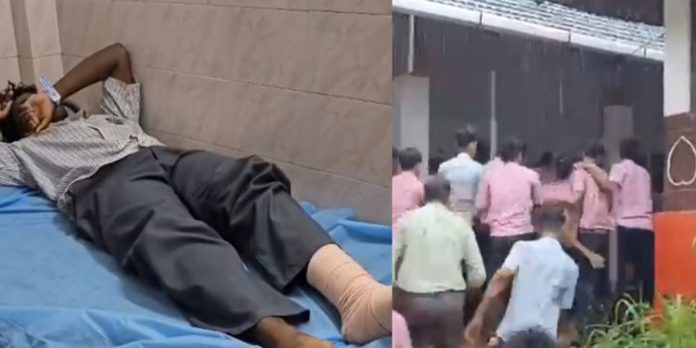 ഷർട്ടിന്റെ ബട്ടൺ ഇടാത്തതിനെ ചൊല്ലി തർക്കം ; മലപ്പുറത്ത് വിദ്യാർഥിക്ക് മർദ്ദനം ഷർട്ടിന്റെ ബട്ടൺ ഇടാത്തതിനെ ചൊല്ലി തർക്കം ; മലപ്പുറത്ത് വിദ്യാർഥിക്ക് മർദ്ദനം