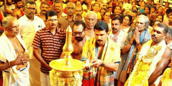 വിജ്ഞാന സന്ദായിനി മഹാവിഷ്ണുക്ഷേത്രത്തിൽ ഭാഗവത സപ്താഹ യജ്ഞം തുടങ്ങി വിജ്ഞാന സന്ദായിനി മഹാവിഷ്ണുക്ഷേത്രത്തിൽ ഭാഗവത സപ്താഹ യജ്ഞം തുടങ്ങി