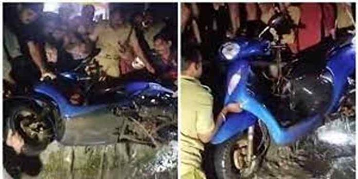 ഇരുചക്രവാഹനം പുഴയിൽ വീണ് രണ്ട് യുവാക്കള്ക്ക് ദാരുണാന്ത്യം ഇരുചക്രവാഹനം പുഴയിൽ വീണ് രണ്ട് യുവാക്കള്ക്ക് ദാരുണാന്ത്യം