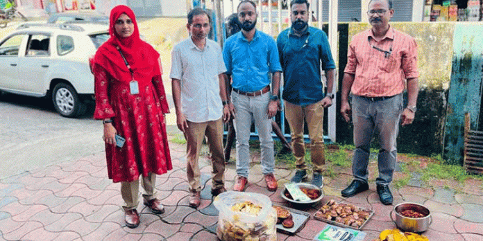 ഈരാറ്റുപേട്ടയിൽ ഹോട്ടലുകളിൽ പരിശോധന : പഴകിയ ഭക്ഷണം പിടിച്ചു ഈരാറ്റുപേട്ടയിൽ ഹോട്ടലുകളിൽ പരിശോധന : പഴകിയ ഭക്ഷണം പിടിച്ചു