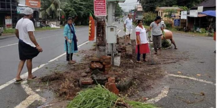 സ്വച്ഛ് ഭാരത് അഭിയാന്റെ ഭാഗമായി കുറ്റൂർ പഞ്ചായത്തിൽ ശുചീകരണ പ്രവർത്തനങ്ങൾ നടത്തി സ്വച്ഛ് ഭാരത് അഭിയാന്റെ ഭാഗമായി കുറ്റൂർ പഞ്ചായത്തിൽ ശുചീകരണ പ്രവർത്തനങ്ങൾ നടത്തി