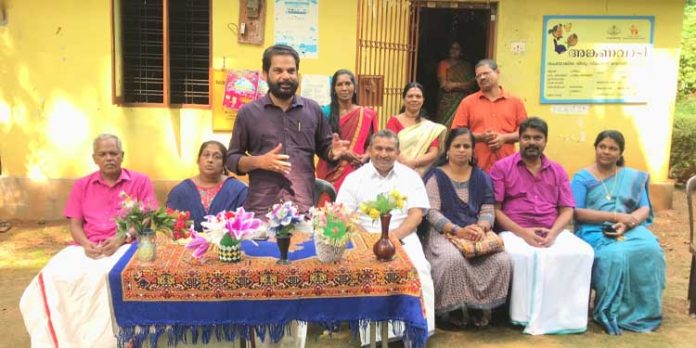 അങ്കണവാടി പുതിയ കെട്ടിടത്തിന് തറക്കല്ലിട്ടു അങ്കണവാടി പുതിയ കെട്ടിടത്തിന് തറക്കല്ലിട്ടു