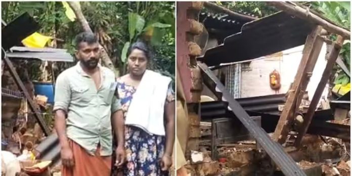 കനത്തമഴയിൽ അപകടം ; നിമിഷ നേരത്തിൽ വീട് ഇടിഞ്ഞുവീണു കനത്തമഴയിൽ അപകടം ; നിമിഷ നേരത്തിൽ വീട് ഇടിഞ്ഞുവീണു
