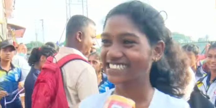 സംസ്ഥാന സ്കൂൾ കായികമേള ; ആദ്യ സ്വർണം നേടി കണ്ണൂർ സംസ്ഥാന സ്കൂൾ കായികമേള ; ആദ്യ സ്വർണം നേടി കണ്ണൂർ