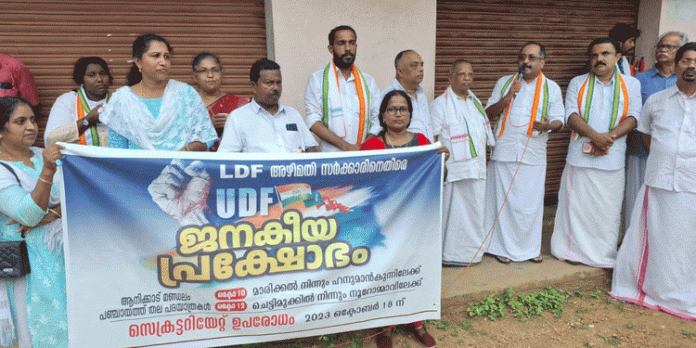 പിണറായി ഭരണത്തിൽ ജനം പൊറുതി മുട്ടി ; അഡ്വ.വർഗ്ഗീസ് മാമ്മൻ പിണറായി ഭരണത്തിൽ ജനം പൊറുതി മുട്ടി ; അഡ്വ.വർഗ്ഗീസ് മാമ്മൻ