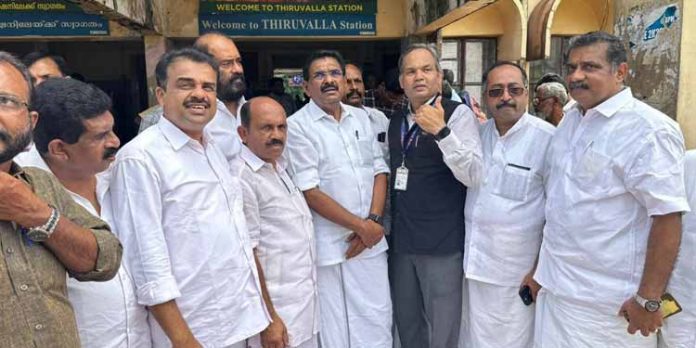 തിരുവല്ല റെയിൽവെ സ്റ്റേഷൻ വികസന പ്രവർത്തികൾ മാർച്ച് 31ന് മുമ്പ് പൂർത്തീകരിക്കും ; റെയിൽവേ ഡിവിഷണൽ മാനേജർ തിരുവല്ല റെയിൽവെ സ്റ്റേഷൻ വികസന പ്രവർത്തികൾ മാർച്ച് 31ന് മുമ്പ് പൂർത്തീകരിക്കും ; റെയിൽവേ ഡിവിഷണൽ മാനേജർ
