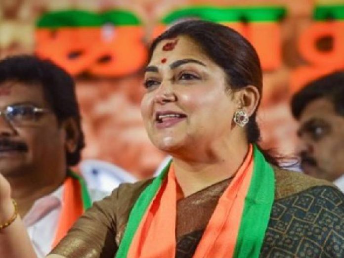 ‘ചേരി’ പരാമർശം ; ബിജെപി നേതാവ് ഖുശ്ബുവിനെതിരെ പരാതി ‘ചേരി’ പരാമർശം ; ബിജെപി നേതാവ് ഖുശ്ബുവിനെതിരെ പരാതി