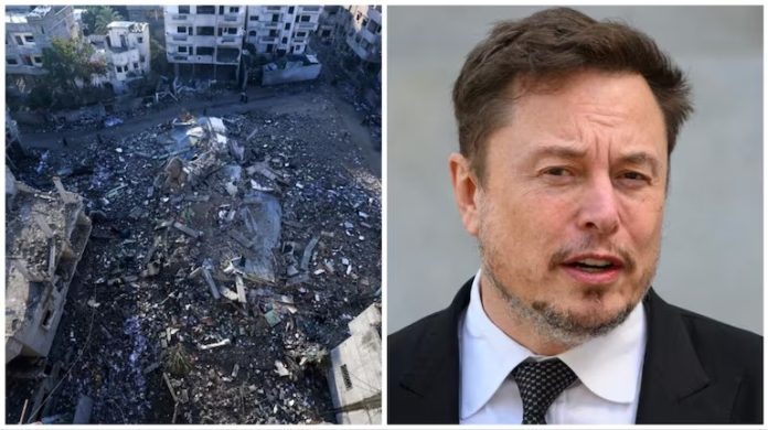 ഇസ്രയേല്- ഹമാസ് യുദ്ധം ; സഹായവാഗ്ദാനവുമായി ഇലോണ് മസ്ക് ഇസ്രയേല്- ഹമാസ് യുദ്ധം ; സഹായവാഗ്ദാനവുമായി ഇലോണ് മസ്ക്