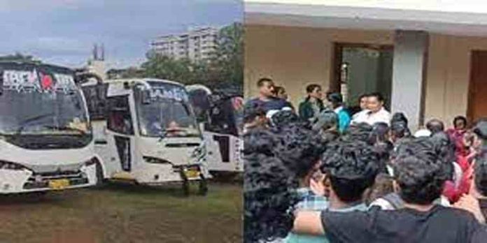 കൊച്ചിയിൽ വിനോദയാത്രയ്ക്ക് ഒരുങ്ങിയ നാല് ടൂറിസ്റ്റ് ബസുകൾ പിടിച്ചെടുത്ത് മോട്ടോർവാഹന വകുപ്പ് കൊച്ചിയിൽ വിനോദയാത്രയ്ക്ക് ഒരുങ്ങിയ നാല് ടൂറിസ്റ്റ് ബസുകൾ പിടിച്ചെടുത്ത് മോട്ടോർവാഹന വകുപ്പ്