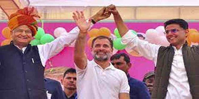 കർഷകർക്ക് രണ്ട് ലക്ഷത്തിന്റെ പലിശരഹിത വായ്പ: രാജസ്ഥാനില് വമ്പന് വാഗ്ദാനങ്ങളുമായി കോണ്ഗ്രസ് കർഷകർക്ക് രണ്ട് ലക്ഷത്തിന്റെ പലിശരഹിത വായ്പ: രാജസ്ഥാനില് വമ്പന് വാഗ്ദാനങ്ങളുമായി കോണ്ഗ്രസ്