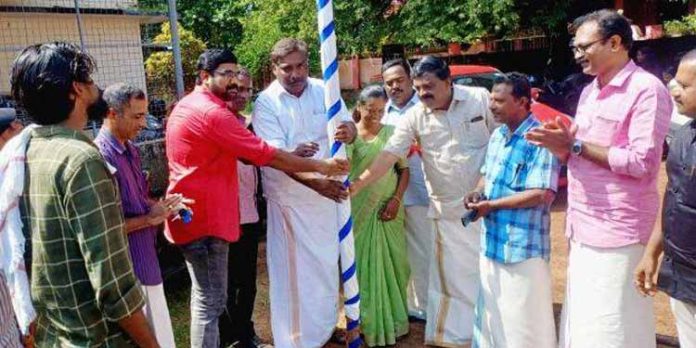 ഉപജില്ലാ കലോത്സവം ; പന്തലിന് കാൽനാട്ടി ഉപജില്ലാ കലോത്സവം ; പന്തലിന് കാൽനാട്ടി
