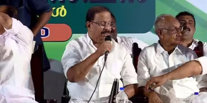 നിങ്ങളിവിടെ കുറച്ചു നേരമെങ്കിലും ഇരിക്കണം ; ശാസനയുടെ സ്വരം മാറ്റി സുധാകരൻ നിങ്ങളിവിടെ കുറച്ചു നേരമെങ്കിലും ഇരിക്കണം ; ശാസനയുടെ സ്വരം മാറ്റി സുധാകരൻ