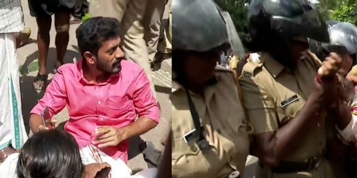 നൂറനാട് സമരം അവഗണിച്ച് വീണ്ടും മണ്ണെടുപ്പ് ; തടയാൻ നാട്ടുകാർ നൂറനാട് സമരം അവഗണിച്ച് വീണ്ടും മണ്ണെടുപ്പ് ; തടയാൻ നാട്ടുകാർ