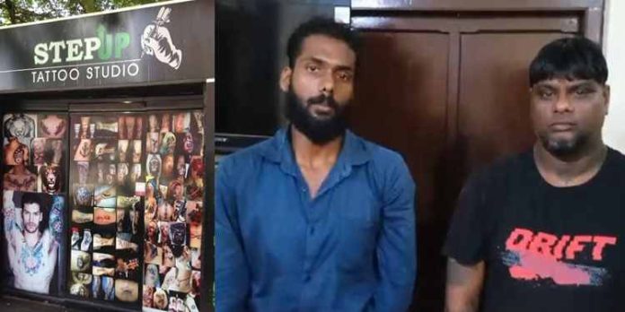 തമ്പാനൂരിൽ ടാറ്റൂ സെന്ററിൻറെ മറവിൽ ലഹരി കച്ചവടം: 2 പേർ പിടിയിൽ തമ്പാനൂരിൽ ടാറ്റൂ സെന്ററിൻറെ മറവിൽ ലഹരി കച്ചവടം: 2 പേർ പിടിയിൽ