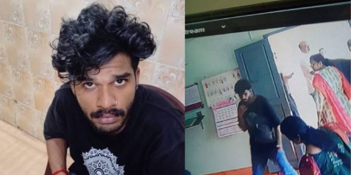 തൃശൂർ സ്കൂളിൽ വെടിവെപ്പ് നടത്തിയ സംഭവം ; യുവാവ് ലഹരിക്കടിമയെന്ന് പോലീസ് തൃശൂർ സ്കൂളിൽ വെടിവെപ്പ് നടത്തിയ സംഭവം ; യുവാവ് ലഹരിക്കടിമയെന്ന് പോലീസ്