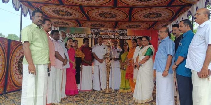 ശബരിമല ഇടത്താവളം സജ്ജമാക്കി ശബരിമല ഇടത്താവളം സജ്ജമാക്കി