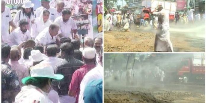 ഡിജിപി ഓഫിസ് മാർച്ചിൽ സംഘർഷം ; നേതാക്കൾക്ക് ദേഹാസ്വാസ്ഥ്യം ഡിജിപി ഓഫിസ് മാർച്ചിൽ സംഘർഷം ; നേതാക്കൾക്ക് ദേഹാസ്വാസ്ഥ്യം