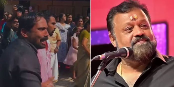 തൃശൂരിൽ സുരേഷ് ഗോപിയുടെ പരിപാടിക്കിടയിൽ യുവാവിന്റെ ആത്മഹത്യാശ്രമം തൃശൂരിൽ സുരേഷ് ഗോപിയുടെ പരിപാടിക്കിടയിൽ യുവാവിന്റെ ആത്മഹത്യാശ്രമം