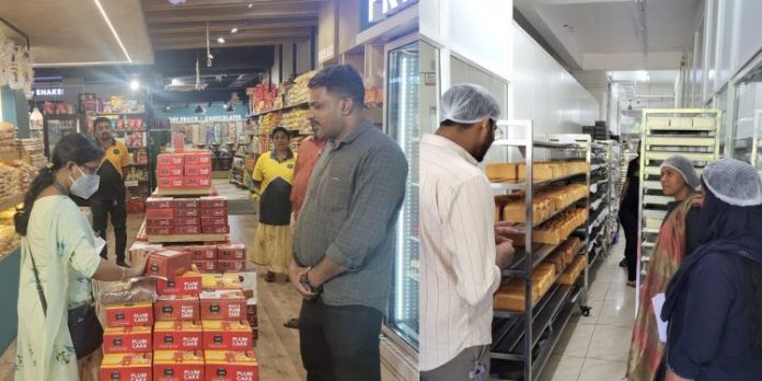 ക്രിസ്തുമസ് – പുതുവത്സര വിപണിയില് കര്ശന ഭക്ഷ്യ സുരക്ഷാ പരിശോധന ; മാനദണ്ഡങ്ങള് പാലിക്കാത്ത 52 സ്ഥാപനങ്ങളുടെ പ്രവര്ത്തനം നിര്ത്തിവയ്പ്പിച്ചു ക്രിസ്തുമസ് – പുതുവത്സര വിപണിയില് കര്ശന ഭക്ഷ്യ സുരക്ഷാ പരിശോധന ; മാനദണ്ഡങ്ങള് പാലിക്കാത്ത 52 സ്ഥാപനങ്ങളുടെ പ്രവര്ത്തനം നിര്ത്തിവയ്പ്പിച്ചു