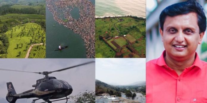 കേരള ടൂറിസം മേഖല ഒരു പടി കൂടി മുന്നോട്ട് : ഇനി നാടുചുറ്റാം ഹെലിടൂറിസത്തിലൂടെ കേരള ടൂറിസം മേഖല ഒരു പടി കൂടി മുന്നോട്ട് : ഇനി നാടുചുറ്റാം ഹെലിടൂറിസത്തിലൂടെ