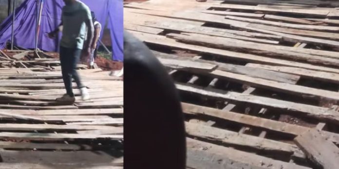 നടപ്പാലം തകര്ന്നുണ്ടായ അപകടം ; സംഘാടകര്ക്കെതിരെ കേസ് നടപ്പാലം തകര്ന്നുണ്ടായ അപകടം ; സംഘാടകര്ക്കെതിരെ കേസ്