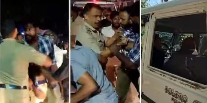 എസ്ഐ അടക്കം മൂന്ന് പൊലീസുകാർക്ക് മദ്യപസംഘത്തിന്റെ മർദ്ദനം എസ്ഐ അടക്കം മൂന്ന് പൊലീസുകാർക്ക് മദ്യപസംഘത്തിന്റെ മർദ്ദനം