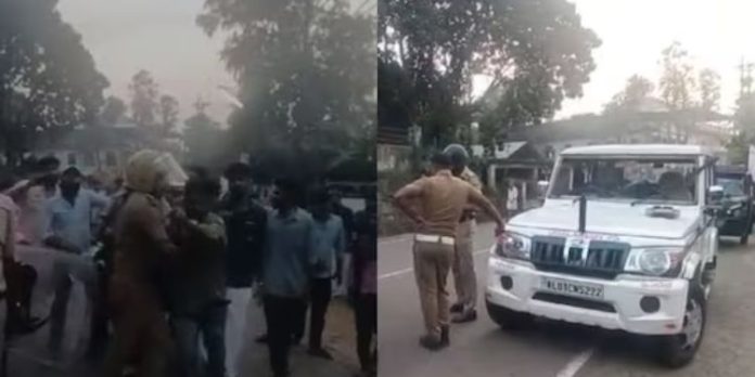 ഹെല്മറ്റില്ലാത്തതിനു പിഴയടപ്പിച്ചു ; ഡിവൈഎഫ്ഐ, എസ്എഫ്ഐക്കാര് പോലീസ് ജീപ്പ് തകർത്തു ഹെല്മറ്റില്ലാത്തതിനു പിഴയടപ്പിച്ചു ; ഡിവൈഎഫ്ഐ, എസ്എഫ്ഐക്കാര് പോലീസ് ജീപ്പ് തകർത്തു