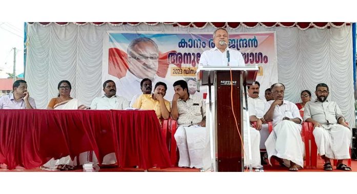 സാധാരണക്കാരെ അടുത്തറിഞ്ഞ നേതാവായിരുന്നു കാനം രാജേന്ദ്രൻ : മുല്ലക്കര രത്നാകരൻ സാധാരണക്കാരെ അടുത്തറിഞ്ഞ നേതാവായിരുന്നു കാനം രാജേന്ദ്രൻ : മുല്ലക്കര രത്നാകരൻ