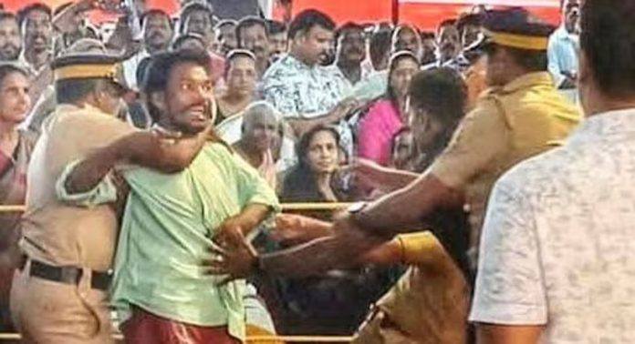 നവകേരള സദസിൽ മുഖ്യമന്ത്രിയുടെ അടുത്തേക്ക് പാഞ്ഞടുത്ത് പ്രശ്നം ഉണ്ടാക്കിയ അതേ യുവാവ് കത്തിക്കുത്ത് കേസിൽ അറസ്റ്റിൽ നവകേരള സദസിൽ മുഖ്യമന്ത്രിയുടെ അടുത്തേക്ക് പാഞ്ഞടുത്ത് പ്രശ്നം ഉണ്ടാക്കിയ അതേ യുവാവ് കത്തിക്കുത്ത് കേസിൽ അറസ്റ്റിൽ