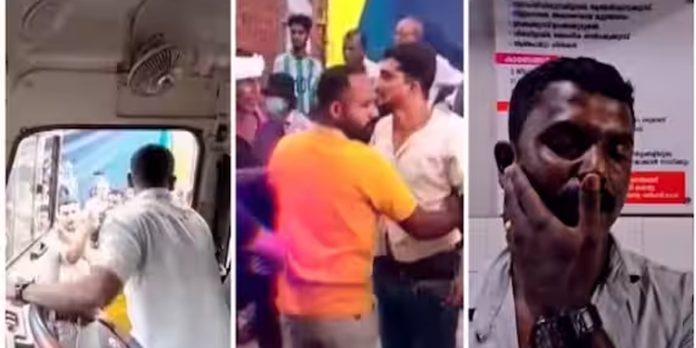 കോളേജ് ബസ് ഡ്രൈവറെ ഒരു സംഘം ബസ് തടഞ്ഞിട്ട് മർദിച്ചതായി പരാതി കോളേജ് ബസ് ഡ്രൈവറെ ഒരു സംഘം ബസ് തടഞ്ഞിട്ട് മർദിച്ചതായി പരാതി