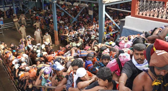 ശബരിമല ദർശനം : ഒരു ദിവസത്തെ റിയൽ ടൈം ബുക്കിംഗ് (സ്പോട് ബുക്കിംഗ്) 20000 പേർക്ക് മാത്രമായി നിജപ്പെടുത്തും ശബരിമല ദർശനം : ഒരു ദിവസത്തെ റിയൽ ടൈം ബുക്കിംഗ് (സ്പോട് ബുക്കിംഗ്) 20000 പേർക്ക് മാത്രമായി നിജപ്പെടുത്തും