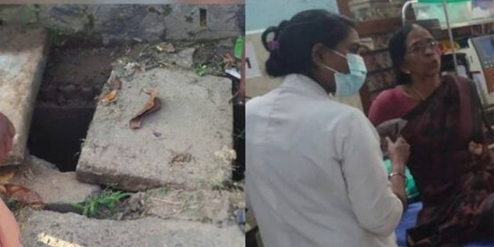 ഇളകിമാറിയ സ്ലാബുകൾക്കിടയിൽ കാൽ കുരുങ്ങി 62കാരിക്ക് പരിക്ക് ഇളകിമാറിയ സ്ലാബുകൾക്കിടയിൽ കാൽ കുരുങ്ങി 62കാരിക്ക് പരിക്ക്