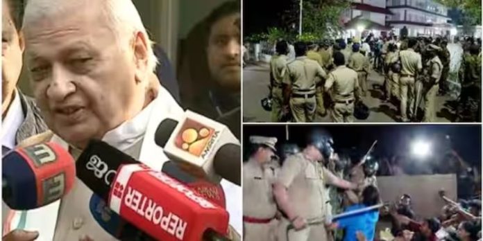 ഗവർണർ കാലിക്കറ്റ് യൂണിവേഴ്സിറ്റി ക്യാമ്പസിൽ, പ്രതിഷേധവുമായി എസ്എഫ്ഐ ഗവർണർ കാലിക്കറ്റ് യൂണിവേഴ്സിറ്റി ക്യാമ്പസിൽ, പ്രതിഷേധവുമായി എസ്എഫ്ഐ