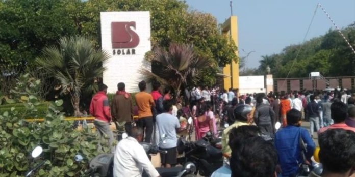 മഹാരാഷ്ട്രയിലെ സോളാർ കമ്പനിയിൽ സ്ഫോടനം; ഒമ്പത് പേർ മരിച്ചു മഹാരാഷ്ട്രയിലെ സോളാർ കമ്പനിയിൽ സ്ഫോടനം; ഒമ്പത് പേർ മരിച്ചു