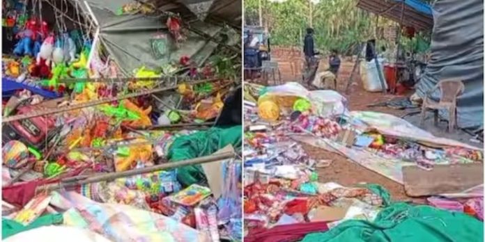 തൃശ്ശൂരിൽ ഉത്സവത്തിനെത്തിച്ച ആന ഇടഞ്ഞോടി ; നാല് പേർക്ക് പരിക്ക് തൃശ്ശൂരിൽ ഉത്സവത്തിനെത്തിച്ച ആന ഇടഞ്ഞോടി ; നാല് പേർക്ക് പരിക്ക്
