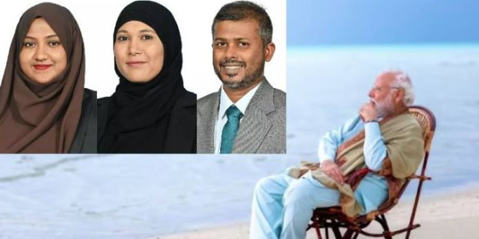 മോദിക്കെതിരെ പരാമര്ശം ; മൂന്ന് മന്ത്രിമാരെ സസ്പെന്ഡ് ചെയ്ത് മാലദ്വീപ് മോദിക്കെതിരെ പരാമര്ശം ; മൂന്ന് മന്ത്രിമാരെ സസ്പെന്ഡ് ചെയ്ത് മാലദ്വീപ്