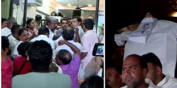 പാലാരിവട്ടം പോലീസ് സ്റ്റേഷൻ ഉപരോധം ; ജനപ്രതിനിധികൾക്കെതിരെ കേസ് പാലാരിവട്ടം പോലീസ് സ്റ്റേഷൻ ഉപരോധം ; ജനപ്രതിനിധികൾക്കെതിരെ കേസ്