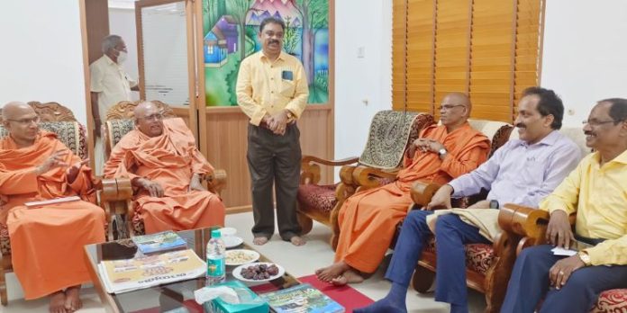 ഐ എസ് ആർ ഒ നാടിൻറെ അഭിമാനം : സ്വാമി സച്ചിദാനന്ദ ഐ എസ് ആർ ഒ നാടിൻറെ അഭിമാനം : സ്വാമി സച്ചിദാനന്ദ