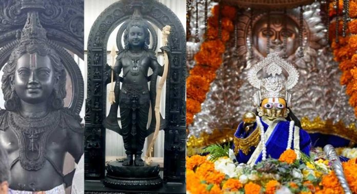 അയോധ്യ രാമക്ഷേത്ര പ്രതിഷ്ഠ പൂജകൾ പുരോഗമിക്കുന്നു അയോധ്യ രാമക്ഷേത്ര പ്രതിഷ്ഠ പൂജകൾ പുരോഗമിക്കുന്നു