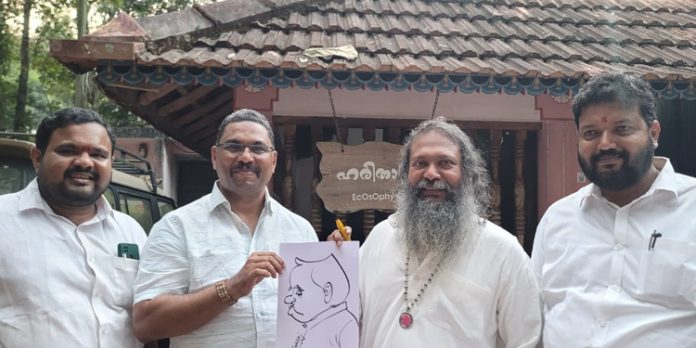 ബി ജെ പി സംസ്ഥാനനേതാക്കൾ ഹരിതാശ്രമം സന്ദർശിച്ചു ബി ജെ പി സംസ്ഥാനനേതാക്കൾ ഹരിതാശ്രമം സന്ദർശിച്ചു
