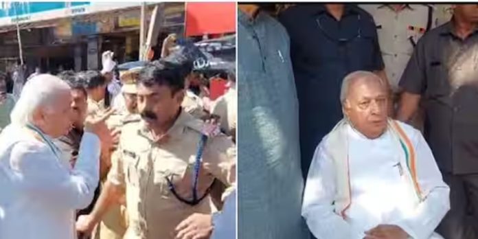 കൊല്ലം നിലമേലിൽ ഗവർണർക്ക് നേരെ എസ്എഫ്ഐയുടെ കരിങ്കൊടി കൊല്ലം നിലമേലിൽ ഗവർണർക്ക് നേരെ എസ്എഫ്ഐയുടെ കരിങ്കൊടി