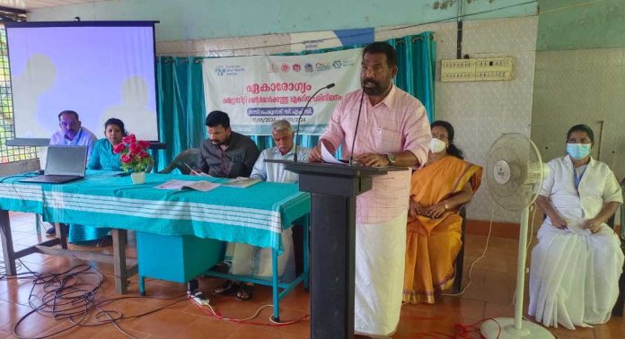 റാന്നി-പെരുനാട് ഗ്രാമപഞ്ചായത്ത് കമ്മ്യൂണിറ്റി മെന്റ്റര്മാര്ക്കുള്ള ഏകാരോഗ്യപരിശീലന പരിപാടി സംഘടിപ്പിച്ചു റാന്നി-പെരുനാട് ഗ്രാമപഞ്ചായത്ത് കമ്മ്യൂണിറ്റി മെന്റ്റര്മാര്ക്കുള്ള ഏകാരോഗ്യപരിശീലന പരിപാടി സംഘടിപ്പിച്ചു