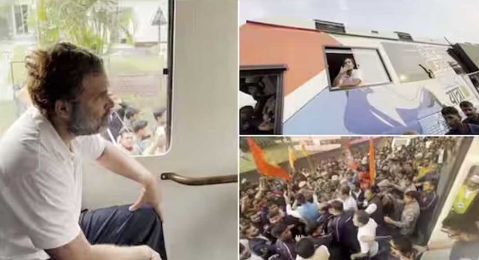 അസമിലെ ഭാരത് ജോഡോ ന്യായ് യാത്രക്കിടെ വീണ്ടും സംഘർഷം അസമിലെ ഭാരത് ജോഡോ ന്യായ് യാത്രക്കിടെ വീണ്ടും സംഘർഷം