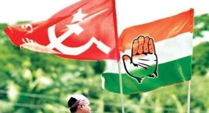 ത്രിപുരയില് സിപിഎം കോണ്ഗ്രസ് സഖ്യം വരാൻ സാധ്യത ത്രിപുരയില് സിപിഎം കോണ്ഗ്രസ് സഖ്യം വരാൻ സാധ്യത