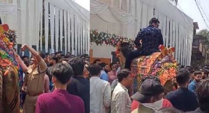 കല്യാണാഘോഷം അതിരുവിട്ടു ; വരനെതിരെ കേസെടുത്തത് പോലീസ് കല്യാണാഘോഷം അതിരുവിട്ടു ; വരനെതിരെ കേസെടുത്തത് പോലീസ്