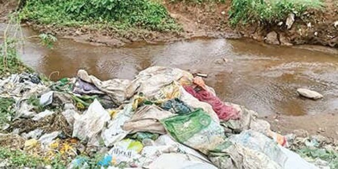 മാലിന്യം തരംതിരിക്കൽകേന്ദ്രത്തിലെ ജൈവമാലിന്യം വലിയതോട്ടിൽ കുമിഞ്ഞുകൂടുന്നു മാലിന്യം തരംതിരിക്കൽകേന്ദ്രത്തിലെ ജൈവമാലിന്യം വലിയതോട്ടിൽ കുമിഞ്ഞുകൂടുന്നു
