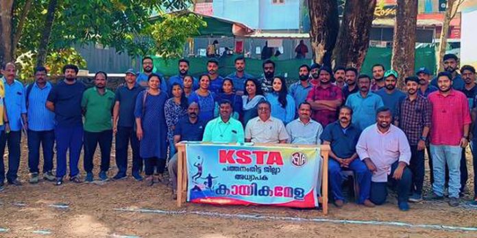 കെഎസ്ടിഎ ജില്ലാ കായികമേള വെണ്ണിക്കുളം സെന്റ് ബഹ്നാൻസ് ഹയർ സെക്കൻഡറി സ്കൂൾ സ്റ്റേഡിയത്തിൽ നടത്തി കെഎസ്ടിഎ ജില്ലാ കായികമേള വെണ്ണിക്കുളം സെന്റ് ബഹ്നാൻസ് ഹയർ സെക്കൻഡറി സ്കൂൾ സ്റ്റേഡിയത്തിൽ നടത്തി